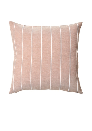 MINNA Recycled Stripe Pillow in Pink.