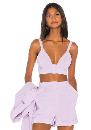Song of Style Lou Top in Lavender. Size XL, XS, XXS.