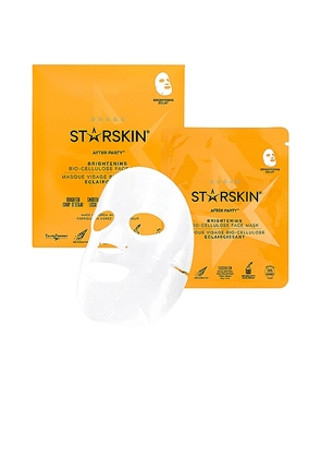 STARSKIN After Party Brightening Bio-Cellulose Second Skin Face Mask in Beauty: NA.