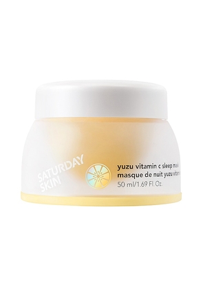Saturday Skin Yuzu Vitamin C Sleep Mask in Beauty: NA.