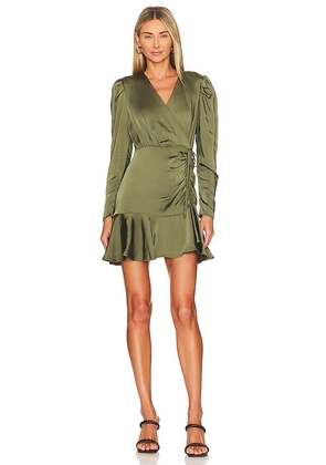 Steve Madden Nyla Mini Dress in Olive. Size 2, 4.