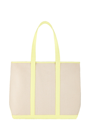 Stoney Clover Lane Canvas Large Shopper Tote in Neutral.