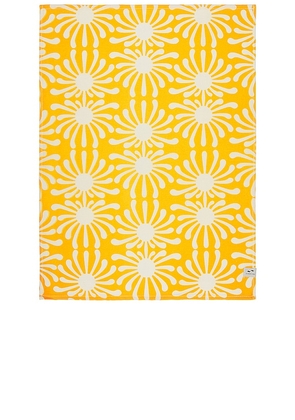 Slowtide Up at Dawn Kitchen Towel in Yellow.