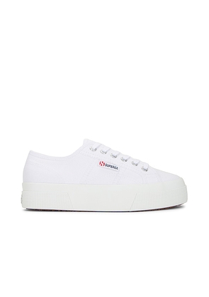 Superga 2740 Mid Platform Sneaker in White. Size 10.5, 11, 6, 8, 8.5, 9, 9.5.