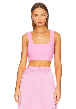Show Me Your Mumu Ansley Crop Top in Pink. Size M, S, XL.