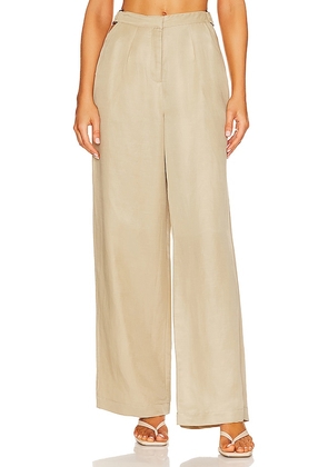 SOVERE Faraway Pant in Beige. Size XL, XS.