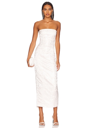 SAU LEE Jennifer Dress in White. Size 0, 10, 12, 2, 6, 8.