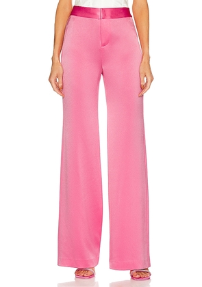 Alice + Olivia Deanna Pant in Pink. Size 2, 4, 6.