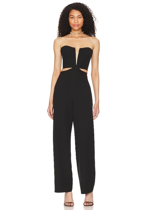 Bardot Ambiance Jumpsuit in Black. Size 12, 2, 6, 8.