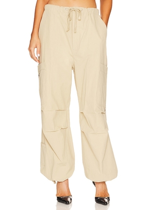 BY.DYLN Lexi Cargo Pants in Tan. Size M, S.
