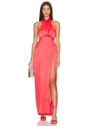 Amanda Uprichard x REVOLVE Mezcal Gown in Red. Size M, S, XS.