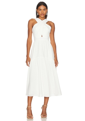 BCBGMAXAZRIA Day Dress in White. Size 10, 2, 8.
