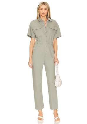 Free People Marci Jumpsuit in Sage. Size M, XS.