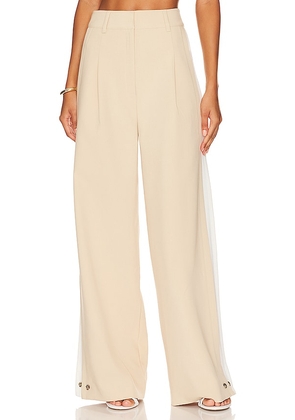 Favorite Daughter the Margaret Wide Leg Pant in Beige. Size 2, 6, 8.