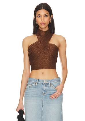 House of Harlow 1960 X Revolve Massi Top in Brown. Size M, XL.