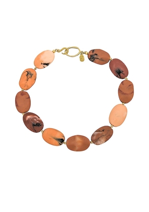 Flook The Label Gaia Beaded Necklace in Multi.