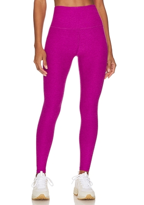 Beyond Yoga Spacedye Caught In The Midi High Waisted Legging in Purple. Size M, XL, XS.