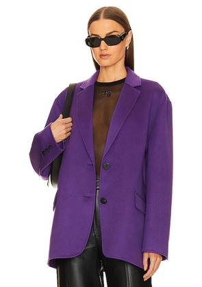 LAMARQUE Ennis Blazer in Purple. Size XS-S.