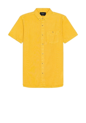 ROLLA'S Men At Work Shirt in Mustard. Size M, S.
