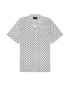 ROLLA'S Bowler Check Shirt in Grey. Size M, S, XL/1X.