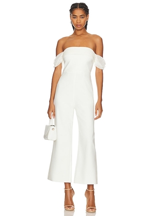 LIKELY Paz Jumpsuit in White. Size 00, 10, 12, 2.