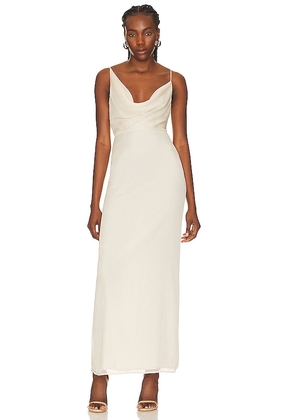 NBD Nadiah Gown in Ivory. Size M, S, XL, XS.