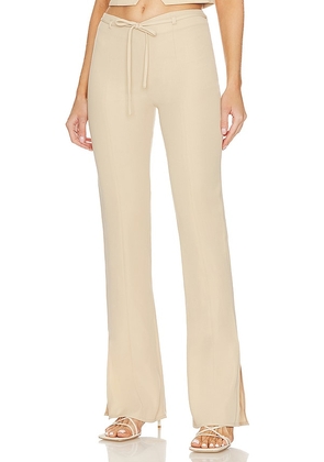 Lovers and Friends Abbey Pant in Nude. Size M, S.