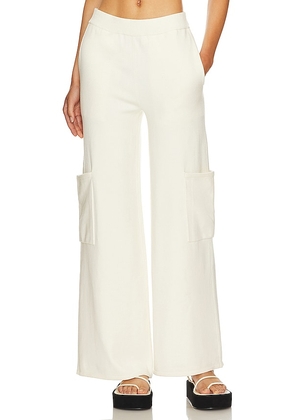 Song of Style Feray Cargo Pant in Cream. Size M, S, XL, XS.