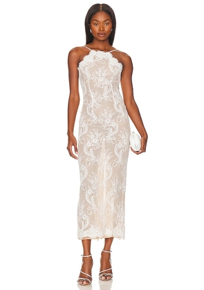 Stone Cold Fox x REVOLVE Tatiana Gown in White. Size M, S, XL, XXS.