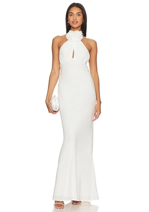 Stone Cold Fox x REVOLVE Katie Gown in Ivory. Size M, S, XL, XS.