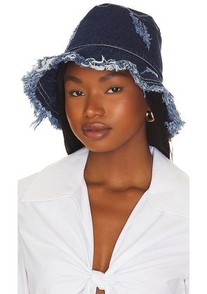 8 Other Reasons Bucket Hat in Blue.