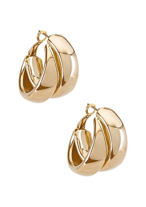 8 Other Reasons Coupled Hoops in Metallic Gold.
