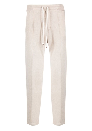 Brunello Cucinelli drawstring-waist cashmere trousers - Neutrals