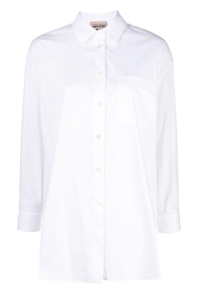Semicouture chest-pocket poplin shirt - White
