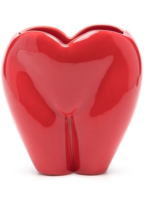 Anissa Kermiche Bottom Of My Heart ceramic vase (12cm) - Red