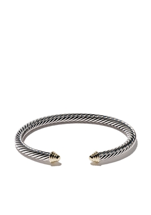 David Yurman 14kt yellow gold and sterling silver Cable Classics bracelet