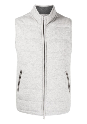 N.Peal The Mall quilted gilet - Grey