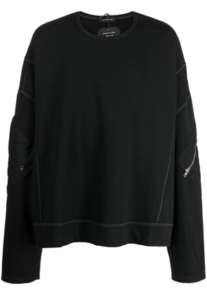 Nicolas Andreas Taralis oversized cotton sweatshirt - Black