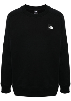 The North Face rubberised-logo cotton sweatshirt - Black