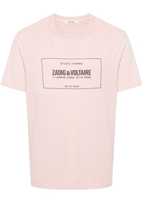 Zadig&Voltaire Ted organic-cotton T-shirt - Pink