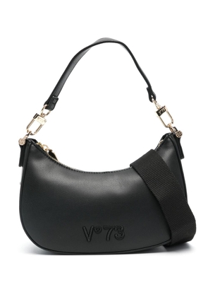 V°73 logo-embroidered shoulder bag - Black