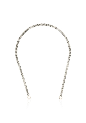 Marla Aaron 14kt gold and sterling silver chain necklace