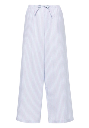 Baserange striped wide-leg trousers - Purple