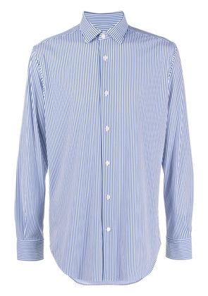 Boggi Milano striped long-sleeve shirt - Blue