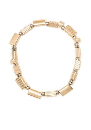 Ferragamo beaded chain bracelet - Gold
