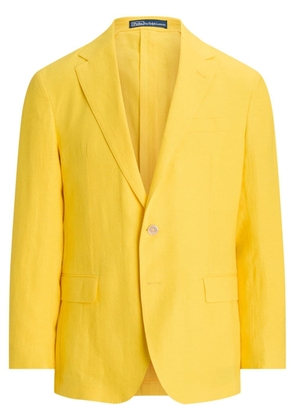 Polo Ralph Lauren linen single-breasted blazer - Yellow