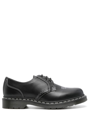 Dr. Martens contrast-stitching leather derby shoes - Black
