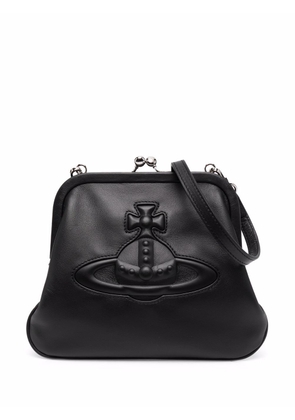 Vivienne Westwood debossed-logo crossbody bag - Black