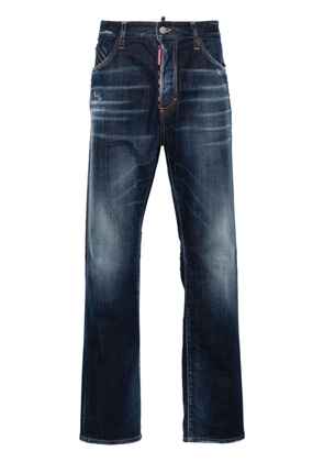 Dsquared2 mid-rise distressed-effect jeans - Blue
