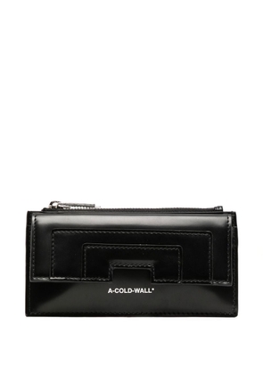 A-COLD-WALL* logo embossed wallet - Black